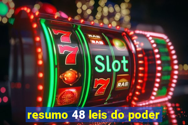 resumo 48 leis do poder